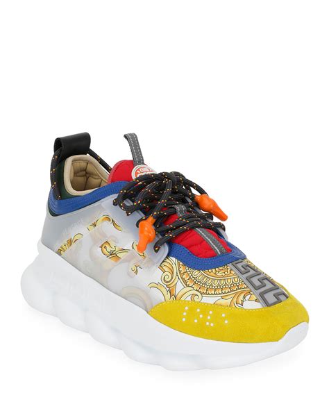 versace chain reaction sneakers women|authentic Versace chain reaction sneakers.